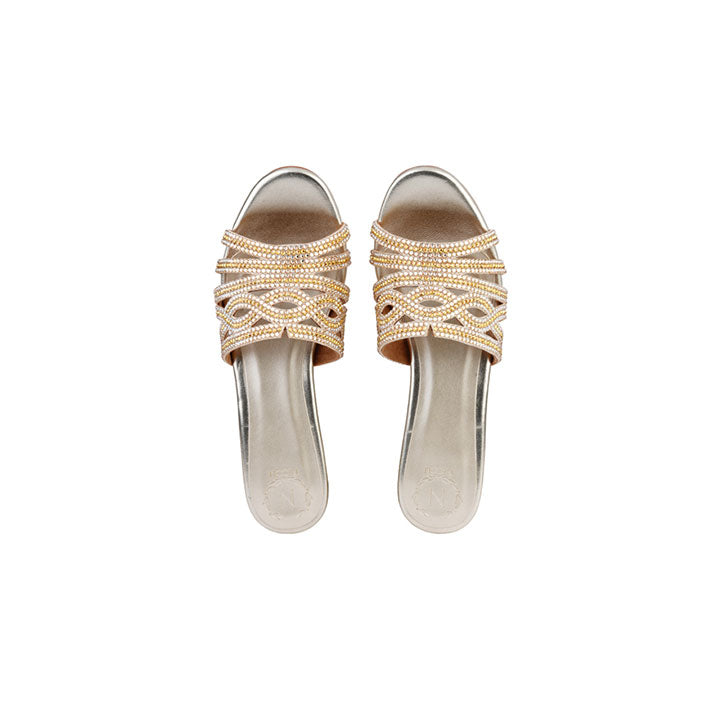 Guind Luxury Embellished Box Heel 