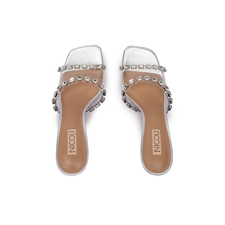 Olsen Luxury Embellished High Heel Sandal 
