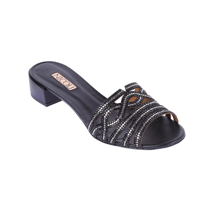 Ash Luxury Embellished Box Heel 