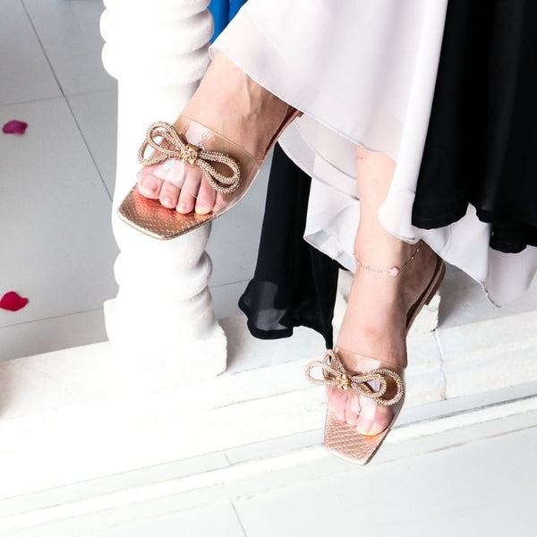 Corlin Luxury Embellished Flat Sandal