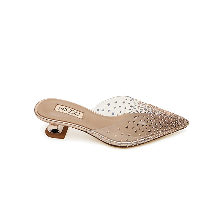 Fausta-Peach Luxury Embellished Mini 