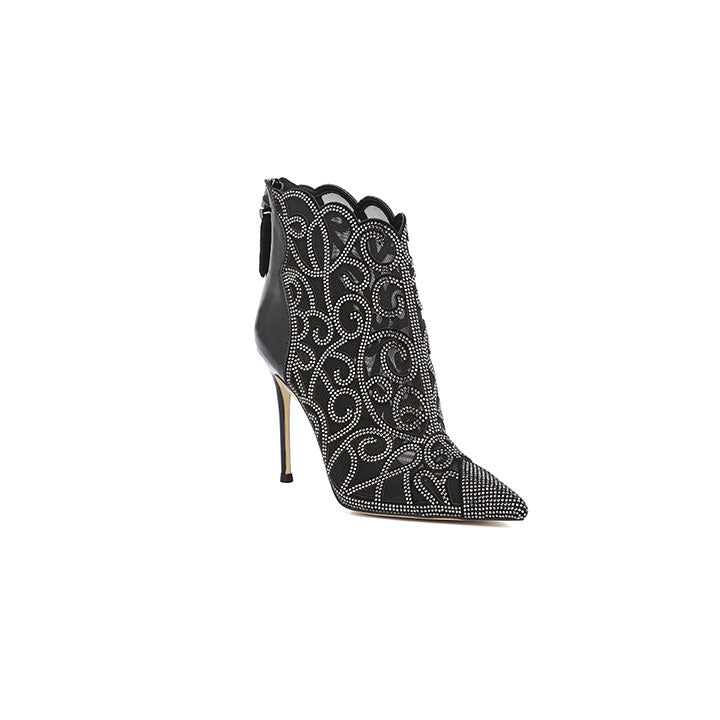 Haldor - Black Luxury Embellished Boot