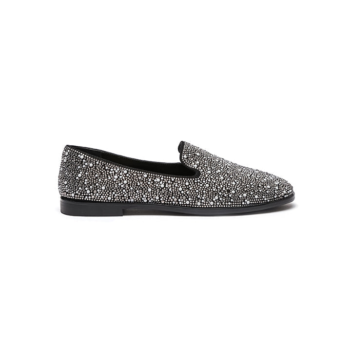 Ingbert Black Luxury Embellished Moccasin