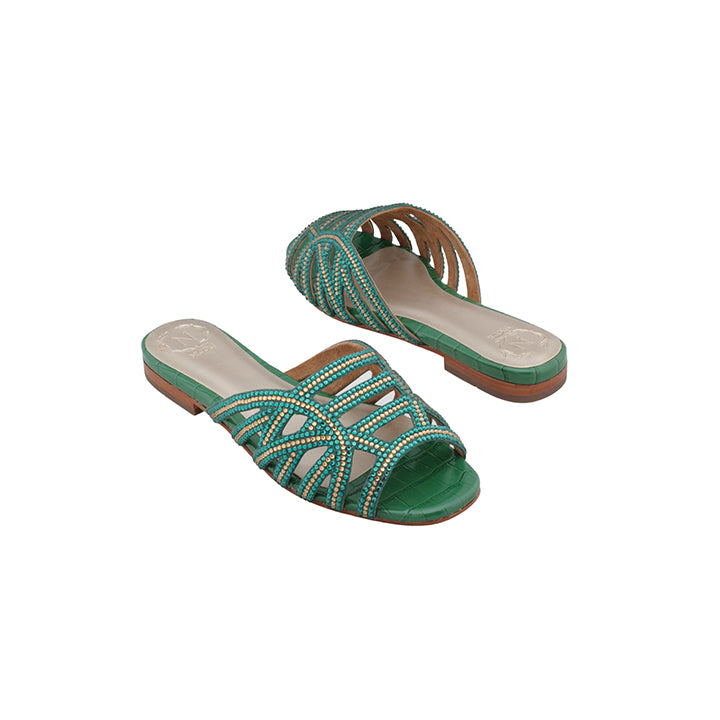 Revlin Luxury Embellished Flats 