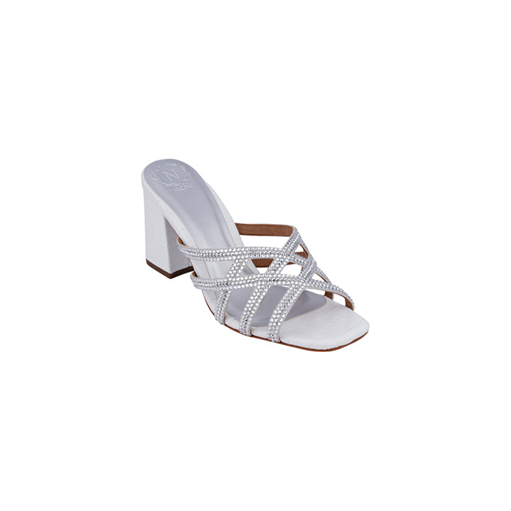 Valor Luxury Embellished Box Heel 